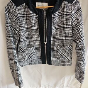 BCBGeneration Jacket Size 0 Navy Blue/ White/ Denim.    T33